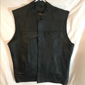 leather vest